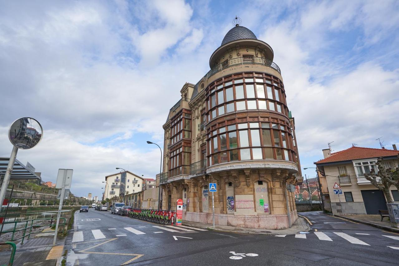 Ferienwohnung Apartamento Bio Exclusivo Con Mirador En Bilbao Y Aparcamiento Publico Gratuito Exterior foto