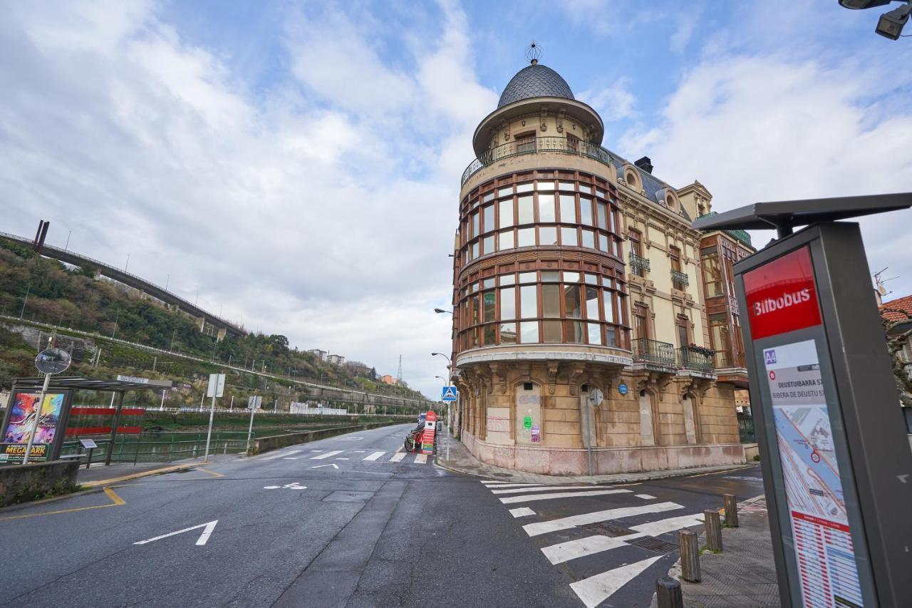 Ferienwohnung Apartamento Bio Exclusivo Con Mirador En Bilbao Y Aparcamiento Publico Gratuito Exterior foto