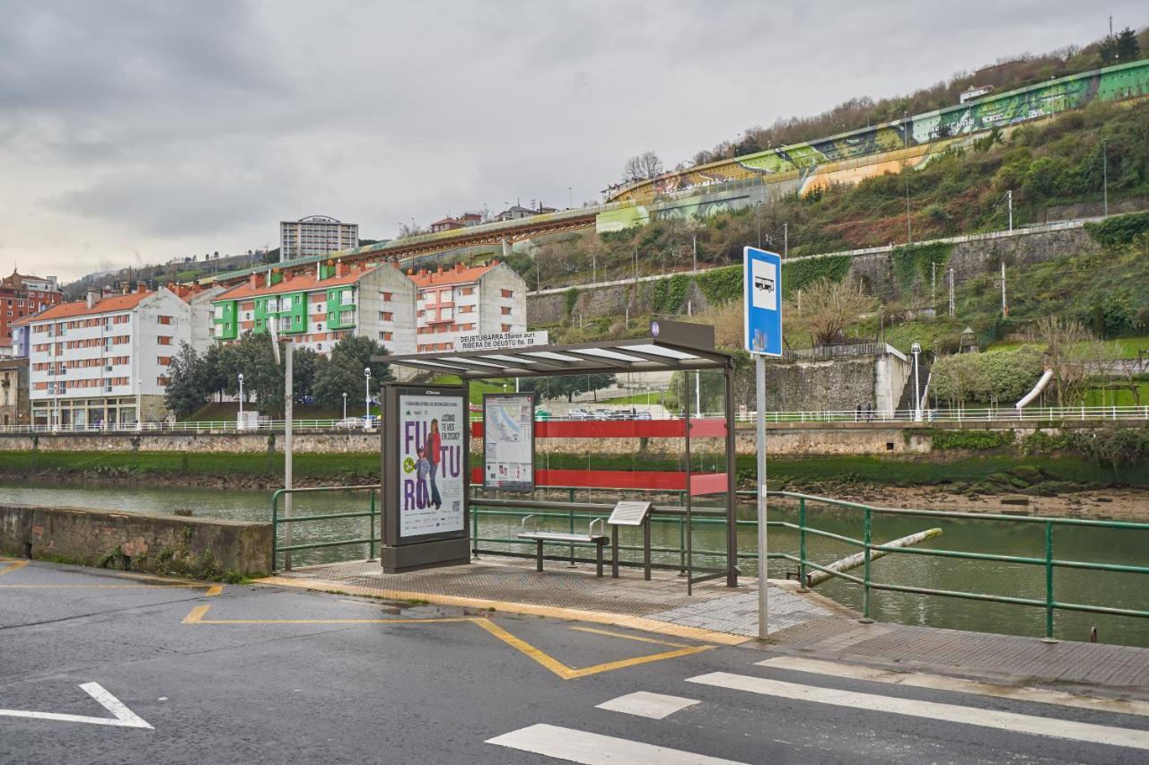 Ferienwohnung Apartamento Bio Exclusivo Con Mirador En Bilbao Y Aparcamiento Publico Gratuito Exterior foto