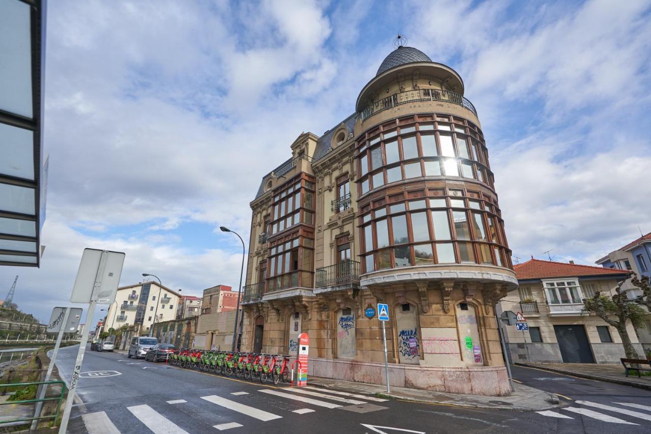 Ferienwohnung Apartamento Bio Exclusivo Con Mirador En Bilbao Y Aparcamiento Publico Gratuito Exterior foto