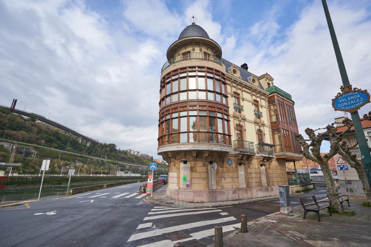 Ferienwohnung Apartamento Bio Exclusivo Con Mirador En Bilbao Y Aparcamiento Publico Gratuito Exterior foto