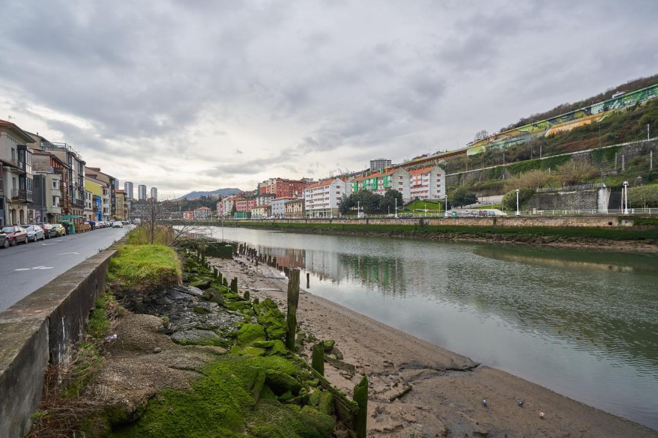 Ferienwohnung Apartamento Bio Exclusivo Con Mirador En Bilbao Y Aparcamiento Publico Gratuito Exterior foto
